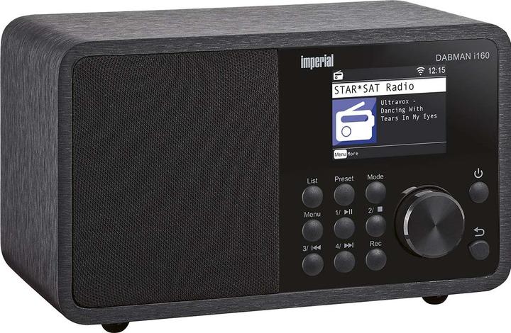 Immagine prodotto Imperial DABMAN i160 DAB+ e internetradio con bluetooth - zwart (Web radio, DAB, VHF, WiFi, Bluetooth)