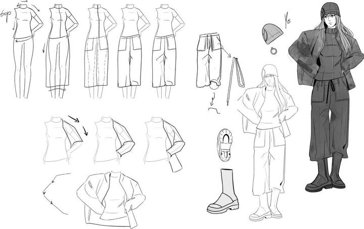 Produktbild Manga Art Fashion Secrets (Deutsch, Dalia, Sharawna, 2024)