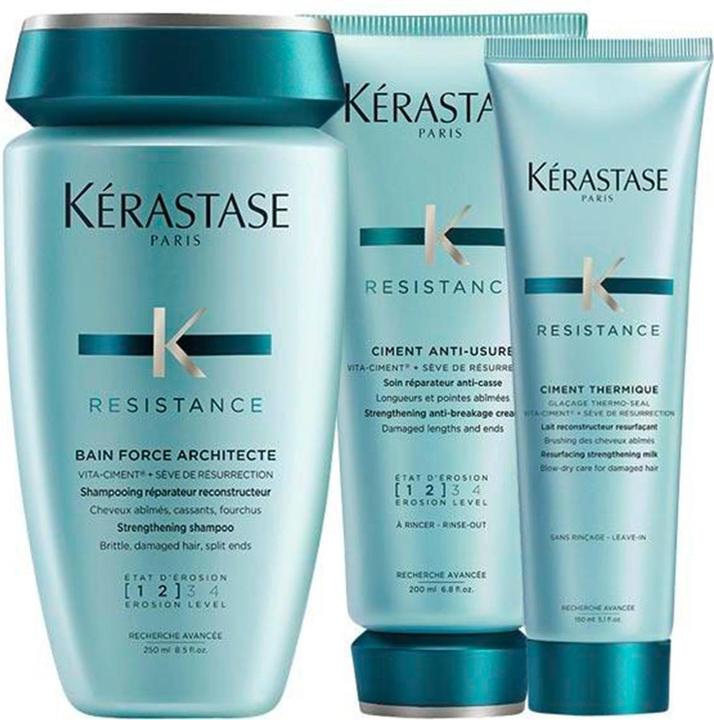 Kérastase Resistance Pflegeset für strukturgeschädigtes und geschwächtes Haar (Haarpflege set)