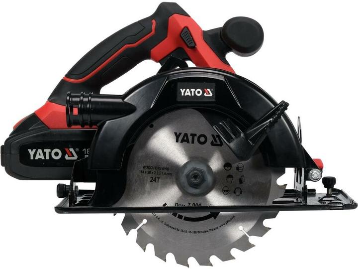 Actual product image Yato PILARKA TARCZOWA 18V 185mm SILNIK BEZSZCZOTKOWY 1x3,0Ah