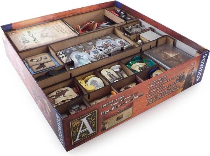 Produktbild Feldherr LEVA - Brettspiel Organizer für Die Legenden von Andor + Erweiterung Neue Helden