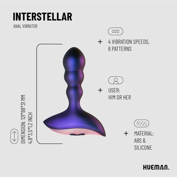 Productafbeelding Hueman Interstellaire Anaal Vibrator