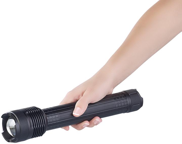 Immagine prodotto KryoLights Torcia Cree LED con custodia in alluminio e funzione SOS (31 cm, 3000 lm)