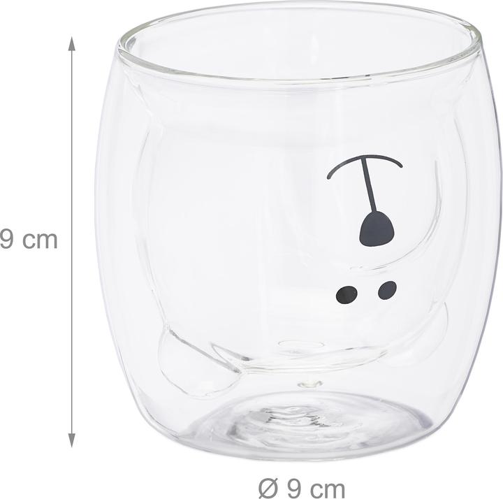 Produktbild Relaxdays Doppelwandige Gläser (0.30 l, 3 x)