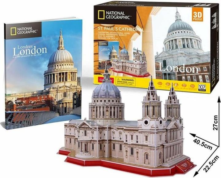 Produktbild Cubicfun 3d Puzzel St. Paul's Cathedral (107 Teile)