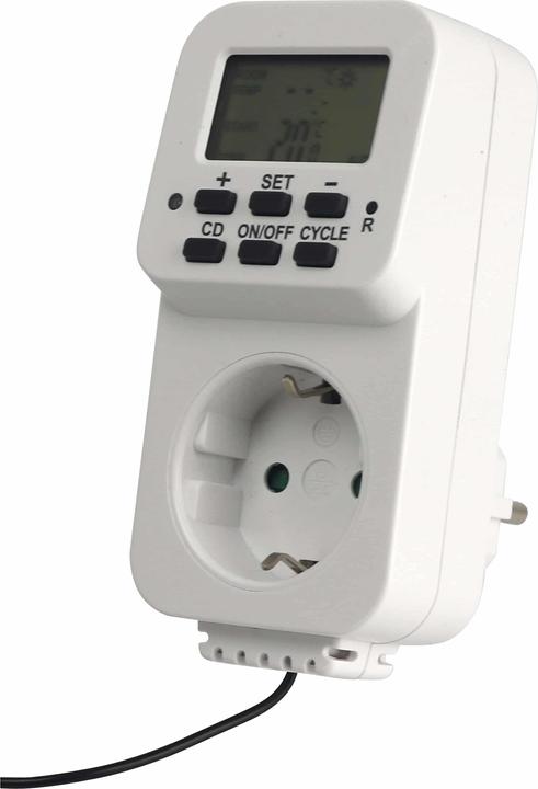 Actual product image Dayhome Socket thermostat TGE-32B, white