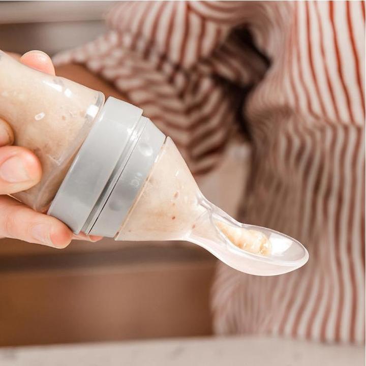 Productafbeelding Haakaa Knijpfles met lepel (120 ml)