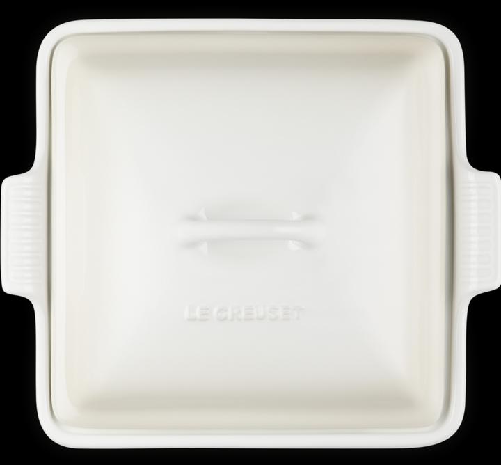 Image du produit Le Creuset Plat à four Tradition Couvercle en grès Carré Meringue