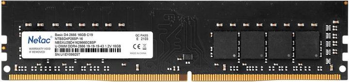 Actual product image Netac Basic 16GB DDR4 3200 U-DIMM 1.35V (1 x 16GB, 3200 MHz, DDR4-RAM, U-DIMM)