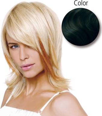 Immagine prodotto Balmain naturale liscio 40cm 1B nero 12 pz capelli umani fill-in estensioni (Nero, 40 cm)