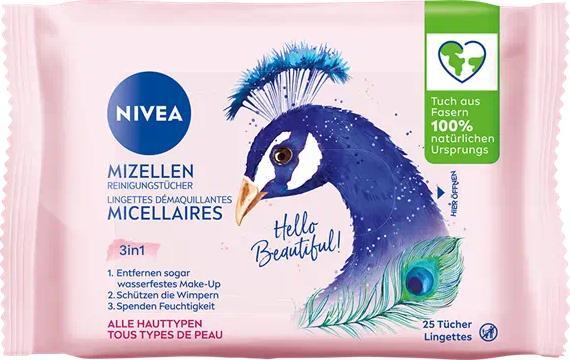 Actual product image NIVEA Cleansing Wipes Micelles 3in1 Multipack 6 x 25 pieces (Cleaning cloths)