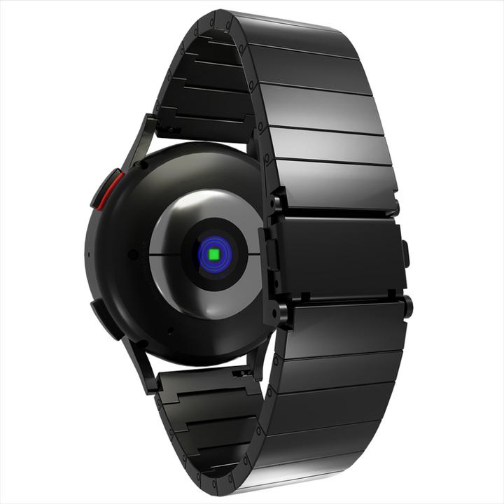 Produktbild Strap-it Luxe titanium smartwatch bandje - geschikt voor Fossil Gen 5 / Gen 5e 44mm / Gen 6 44mm - zwart (Titan)
