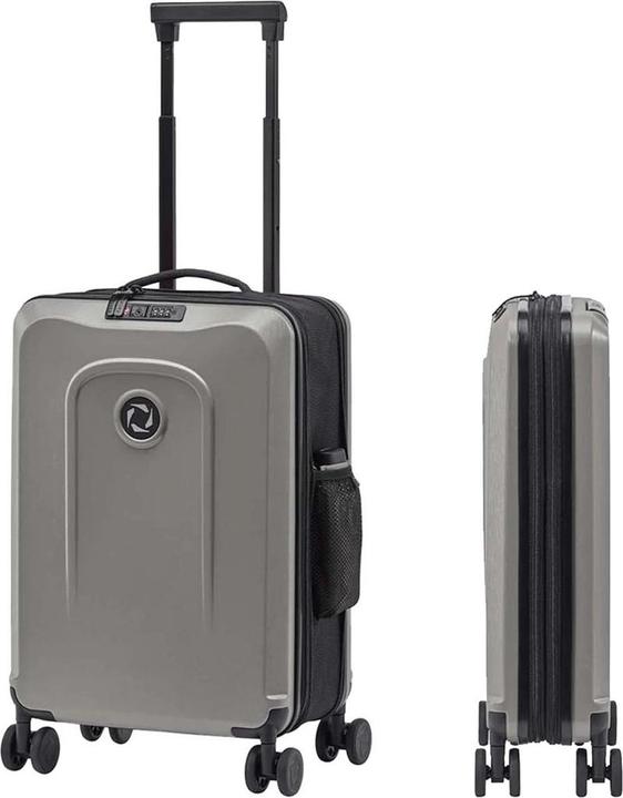 Immagine prodotto Senz Foldable Carry On Trolley, 38L, Silk Grey (38 l, Bagaglio a mano (fino a 50 litri))