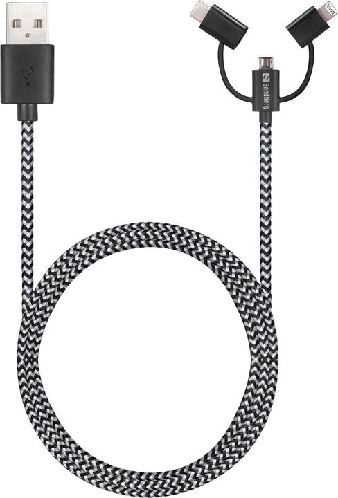 Produktbild Sandberg 3in1 (1 m, USB 2.0)