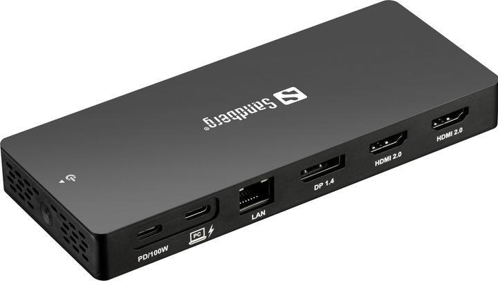 Actual product image Sandberg USB-C 13in1 DockingStation Pro (USB-C, 13 Ports)