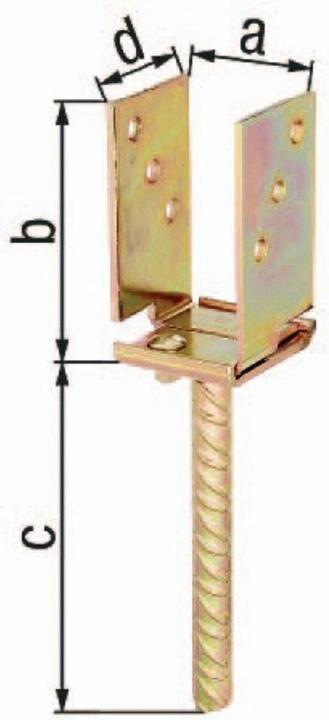 Image du produit Simpson Sst Support de poteau réglable (1 pcs)