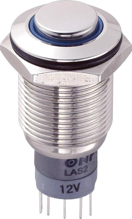 Actual product image Tru Components 701884 LAS2GQH-11E/B/12V/N/P Vandalismusgeschützter Drucktaster 2