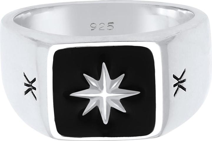 Image du produit Kuzzoi Bague de sceau, étoiles (62, Argent 925)