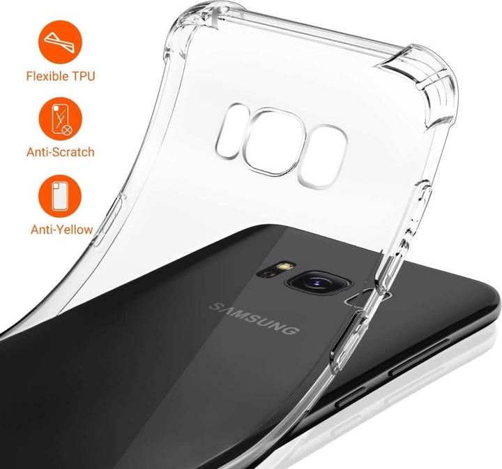 Immagine prodotto Screenguard Samsung Galaxy S8 Custodia Crystal Soft Airbag Bumper (Samsung Galaxy S8)