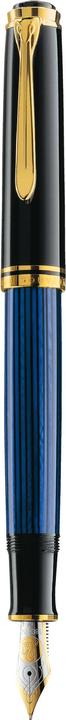 Produktbild Pelikan Füllhalter M800 Schwarz-Blau EF Etui (Schwarz/Blau, 1 x)
