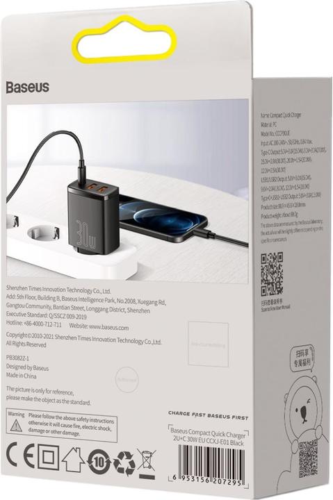 Produktbild Baseus Compact Quick Charger (30 W)