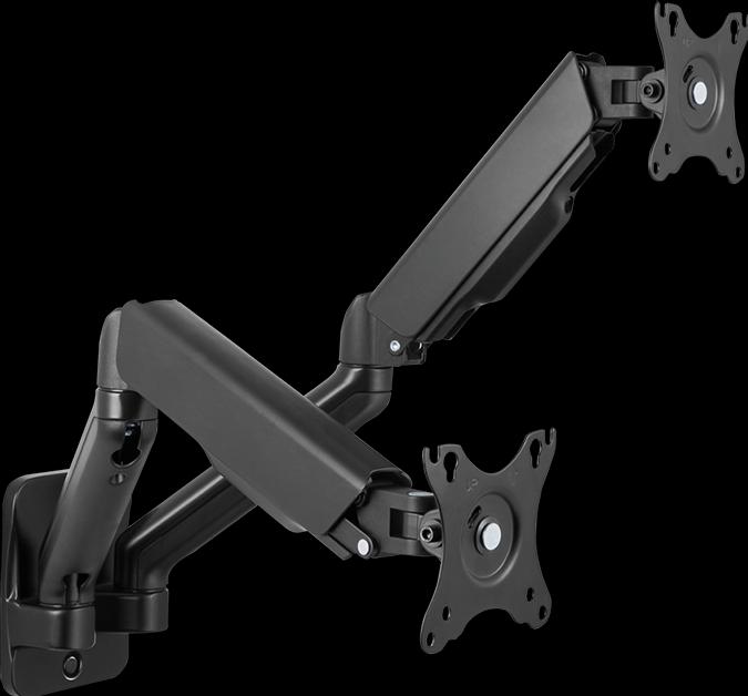 Actual product image LogiLink BP0146 Dual Monitorius wall mount 17-32 inch gas spring 90-540 mm (Wall, 32")