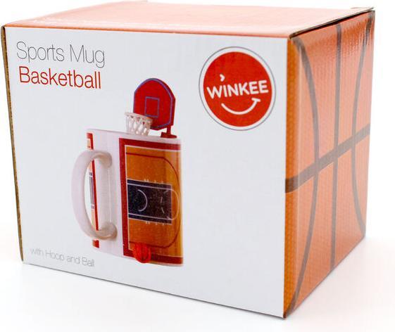 Actual product image Winkee Sports Mug - Basketball (1 x)