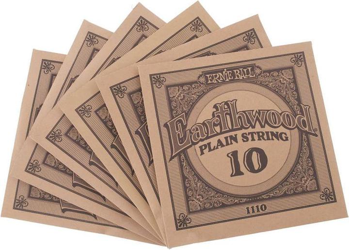 Actual product image Ernie Ball Earthwood Extra Light Bronze (6 x, Guitar, 0.05")