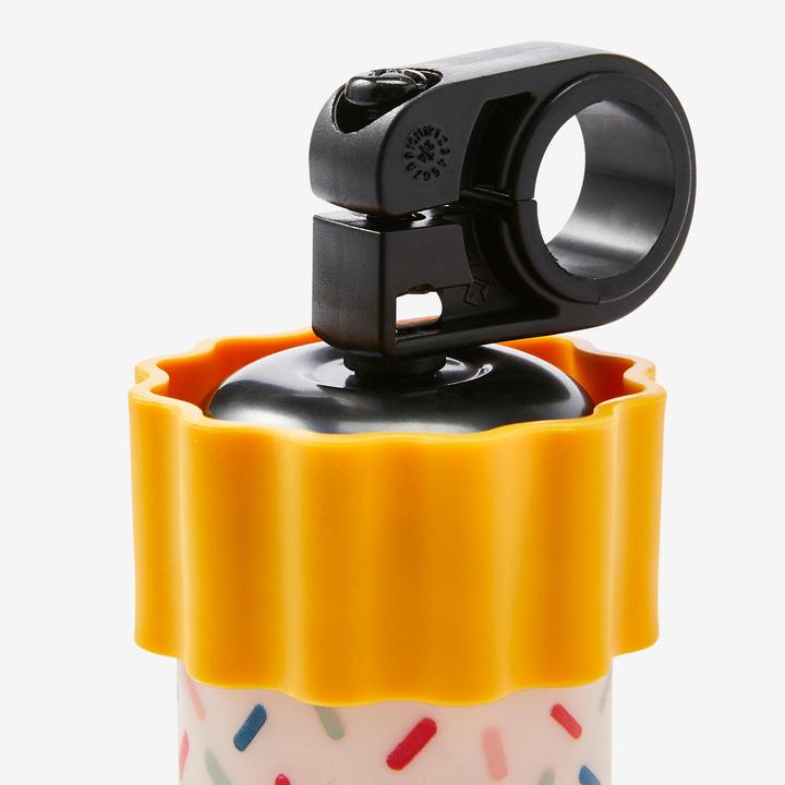 Actual product image Btwin Children's bicycle bell 2-in-1 - Firstbell confetti