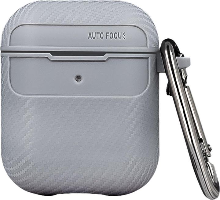 Actual product image OEM Carbon case for Airpods 4 with ANC grey (Headphone bag)