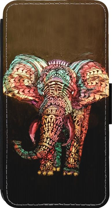 Actual product image PhoneLook Cover Wallet black Elephant 02 (Apple iPhone 14 Pro)