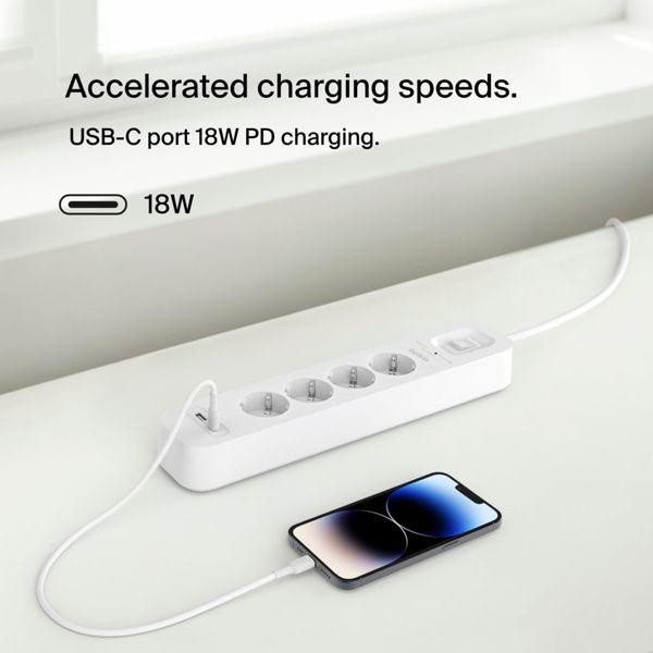 Produktbild Belkin Surgemaster Überspannungsschutz (4 x, 2 m)