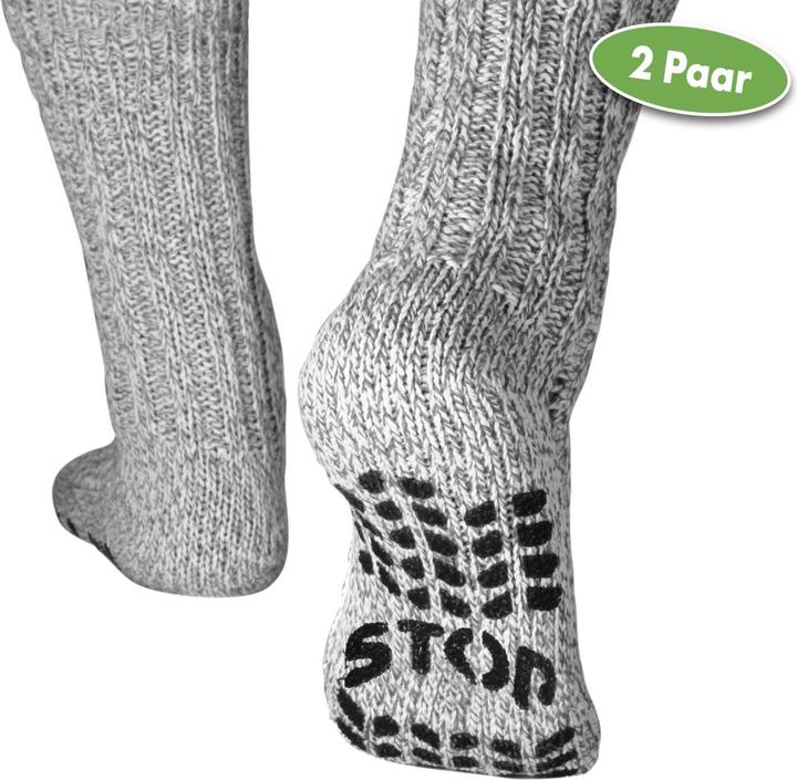 Image du produit Vital Comfort Chaussettes Stopper, 2 paires (gris clair) (35 - 38)