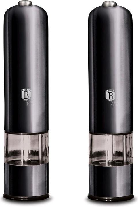 Image du produit BerlingerHaus Elektrische Pfeffer- und Salzmühle 2er-Set Carbon Pro Edition (Poivre, Sel)