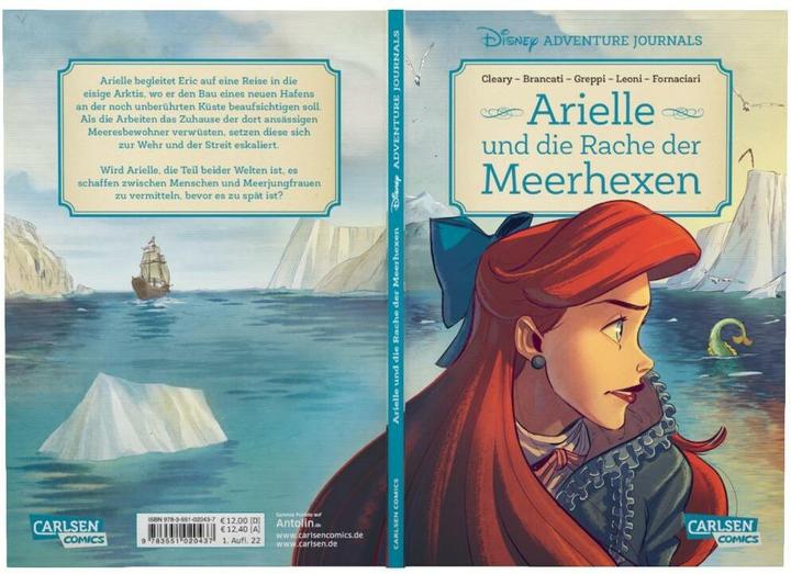 Productafbeelding Disney Adventure Journals: Arielle und der Fluch der Meerhexen (Duits, Stefanie Walther-Kotzé, Walt Disney, Rhona Cleary, 2022)