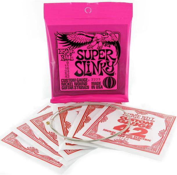 Immagine prodotto Ernie Ball Super Slinky (6 x, Chitarra elettrica, 0.04")