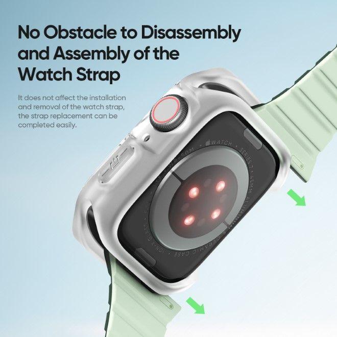 Immagine prodotto Dux Ducis Tamo custodia protettiva Apple Watch Series 7/8/9 Custodia 41mm - Trasparente