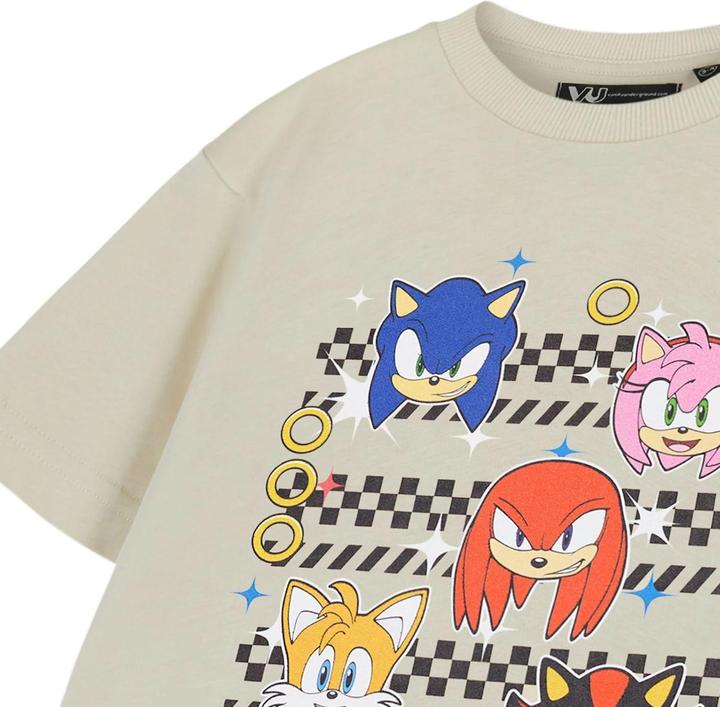 Produktbild Sonic The Hedgehog Group Faces TShirt Jungen kurzärmlig (146, 152)