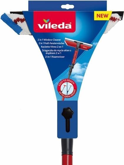 Produktbild Vileda Bürste, für Fenster, mit Teleskopstiel (1 Stk.)