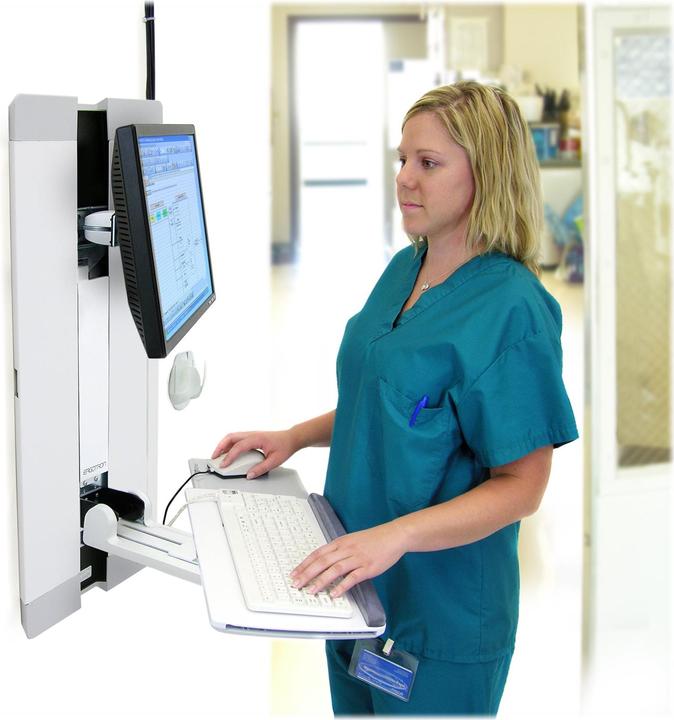 Actual product image Ergotron Styleview Vertical Lift White (Wall, 24")