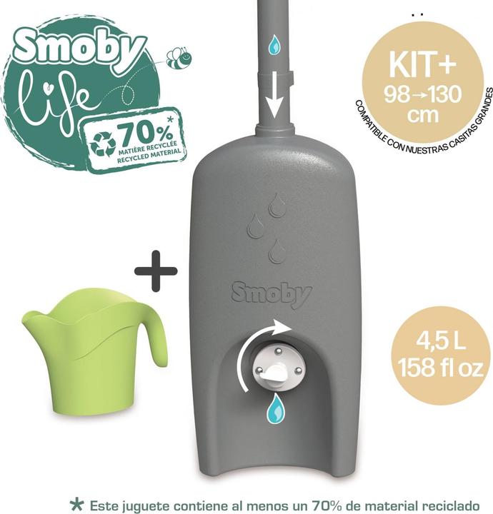 Actual product image Smoby Life playhouse accessories rain barrel