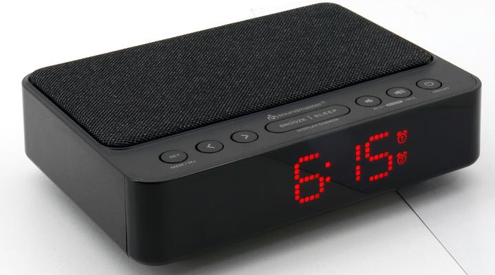 Produktbild Soundmaster UKW-PLL Uhrenradio UR124SW, mit kabelloser Ladefunktion