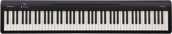 Roland Digital Piano FP-10 Schwarz mit Kopfhörer (88 Tasten)
