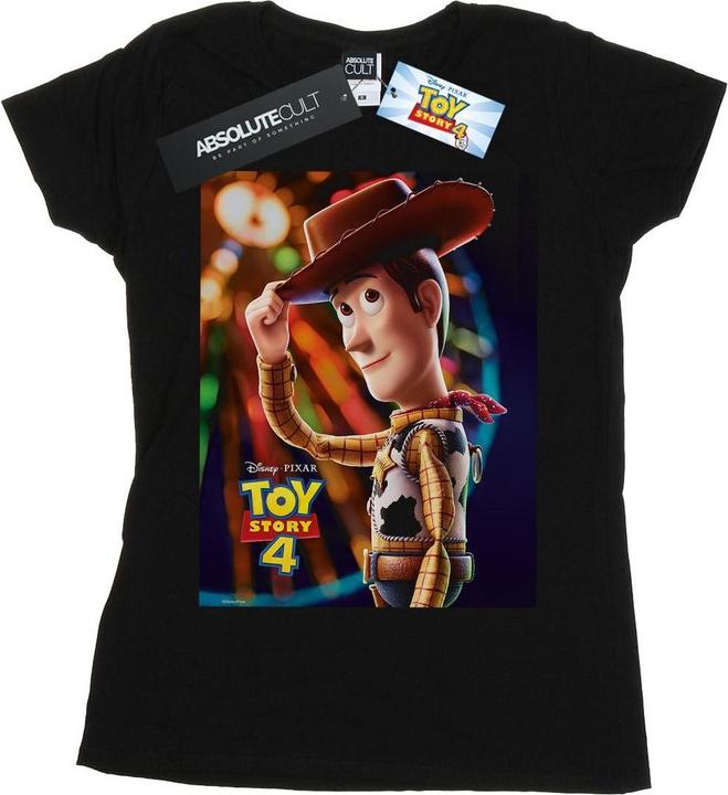 Immagine prodotto Disney Toy Story 4 Woody Poster Maglietta Donna (XXL)