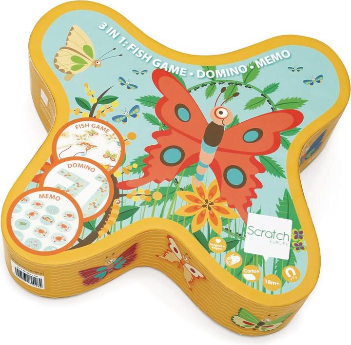Actual product image Scratch Games 3in1 Butterfly (German)