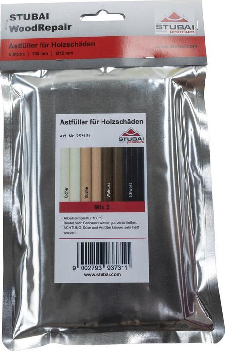 Produktbild Stubai WoodRepair Kompakt-Beutel, Mix 2, 8 Sticks