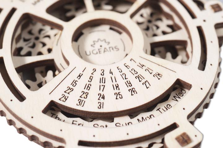 Actual product image Ugears Mechanical calendar