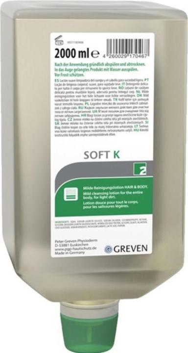 PGP GREVEN® SOFT whole body cleansing lotion 2 l Vario bottle (2000 ml)
