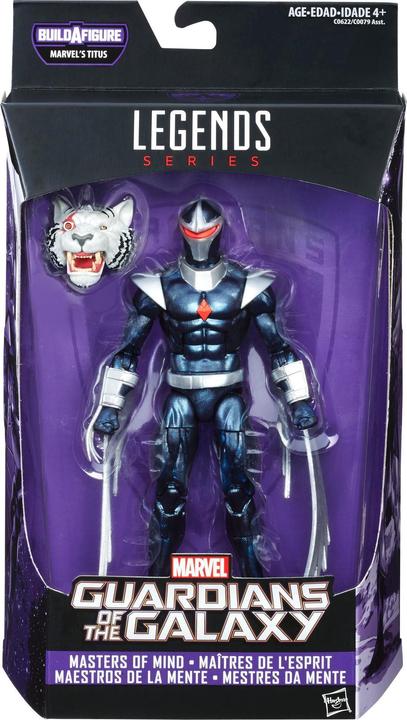 Actual product image Hasbro Guardians of the Galaxy Vol. 2 Marvel Legends Titus Series Darkhawk Action Figure (Masters of Mind)