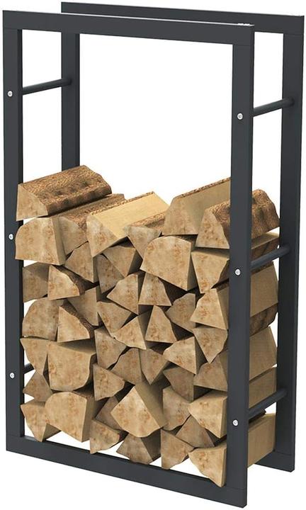 Produktbild Bakaji Holzregal für Kamin oder Ofen (100 x 25 x 60 cm)
